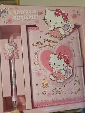 Hello Kitty Pink Journal & Pen Gift Set